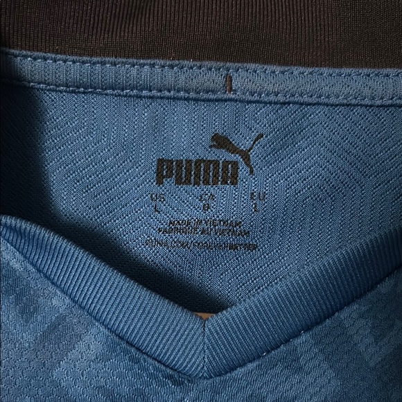 Puma Men's Blue Italy Soccer Jersey - Picture 5 of 5